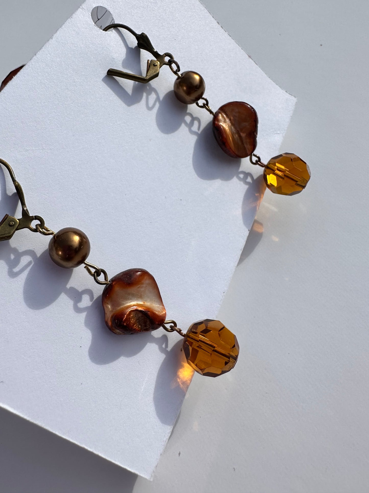 Golden Bronze Earrings